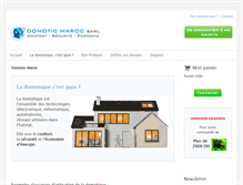Tablet Screenshot of domoticmaroc.com